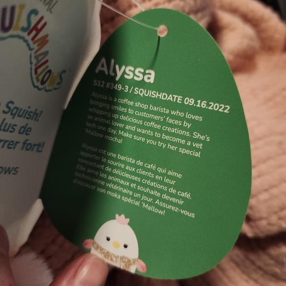 NWT Alyssa Christmas Swan 12 inch - Picture 4 of 5